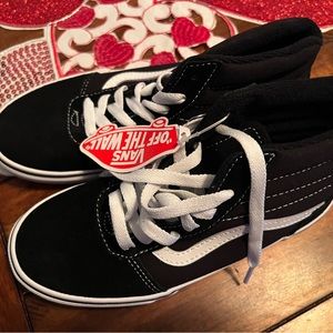 Vans high top sneakers size 3- New